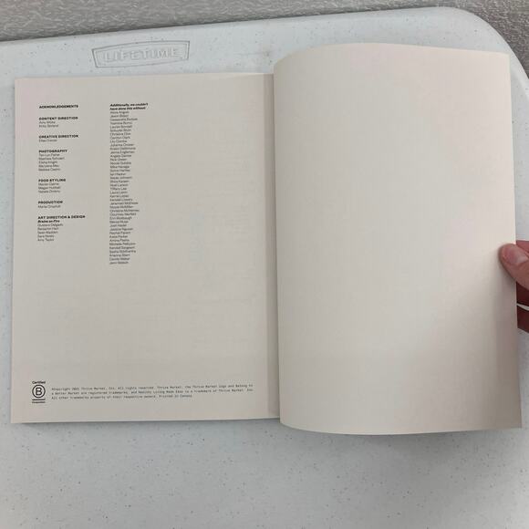 Thrive Market Healthy Living Made Easy Paperback Full Color Cookbook Cooking - Picture 7 of 7